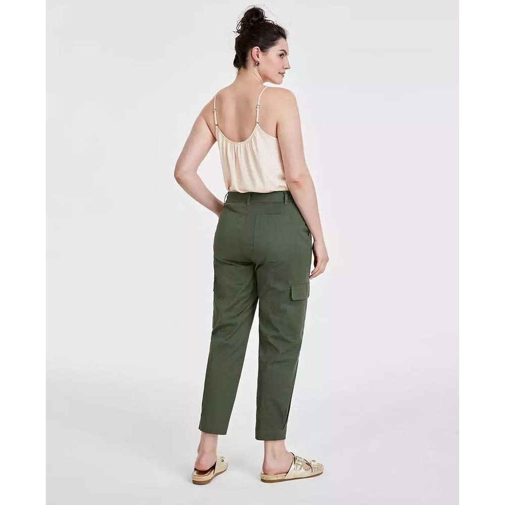 NEW ON 34th Core Taper Pant Palmetto Green Cargo Utility High Rise 16 Gorpcore